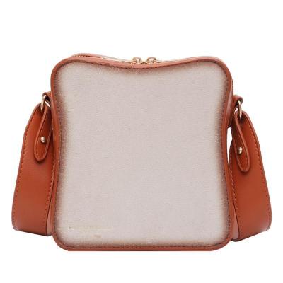 China Toast Shaped Solhui Fun Toast PU Women's Leather Purses And Handbags Girl's Cross - Body Bag Shoulder Bag Female Pocket New Design for sale