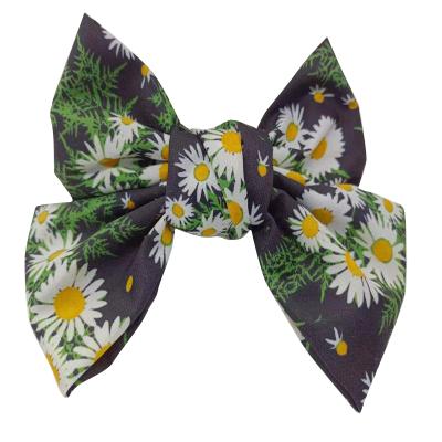 China Cute Fashion College Style Girl's Calico Bow Hairpin Headband for sale