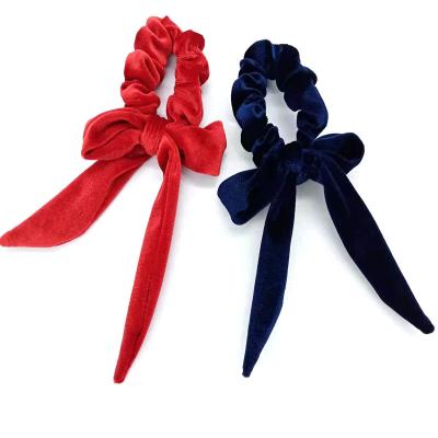 China Hot-Wholesale Fashionable Kid Hair Bow Hair Band Suede Headband for sale