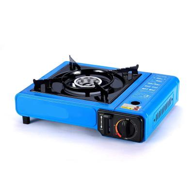 China Portable Mini Portable Camping Butane Gas Manual Outdoor Cooker Cooktops Gas Stove for sale