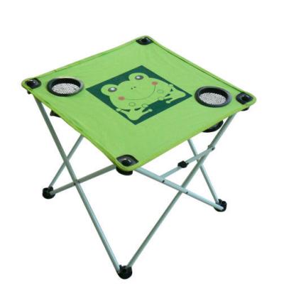 China Small modern foldable table with two cup holders for sale