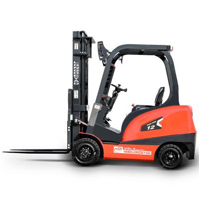 China Chinese Brand 1.2t Mini Forklift Support Arm Stacker Logistics Mini Electric Forklift for sale