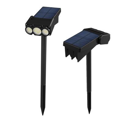 China High Quality Outdoor Waterproof Garden Spot Light Pathway Solar Ground Stake LED Spotlights for sale