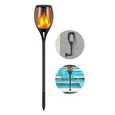 China LUXINT Solar Garden Light IP65 Waterproof Solar Flame Landscape Decoration Stake Flickering Dancing Light for sale