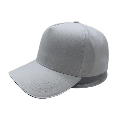 China JOINT White 5 Panel Baseball Cap With Snap Back Adjustable Waist for sale