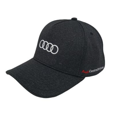 China Audi Car Brand Cap JOINT with quality rubber printed in dry fit material cap for sale