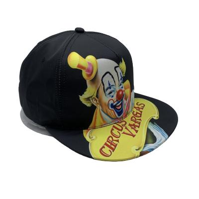 China COMMON black joker digital printed hats and snapback hats for sale