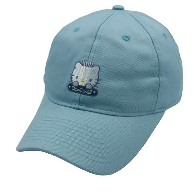 China COMMON Brushed Cotton Baseball Cap With Embroidery Logo For Kids for sale