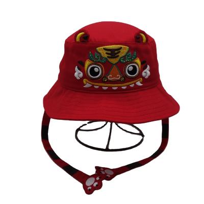 China 2022 Hot Sales JOINT Tiger Logo 3D Embroidery Bucket Hat for sale