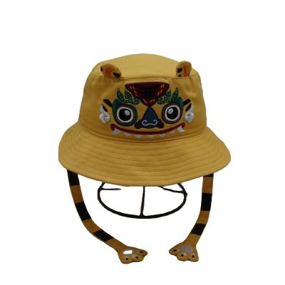 China Tiger Design Fashion Quality Zoo COMMON Animal Bucket Hat And Cap for sale