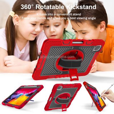 China 2022 Shockproof Top Design Tablet Case For Samsung Tab A7 Lite 8.7 T220 T225 With Rotating Belt Grip Holder Pencil Stand Rugged Cover for sale