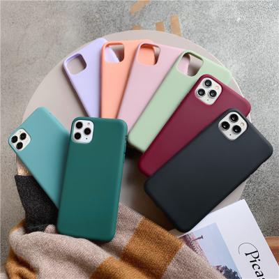 China Wholesale Business Custom Ultra Thin Feel Good Touch TPU Shock Proof Phone Case for sale