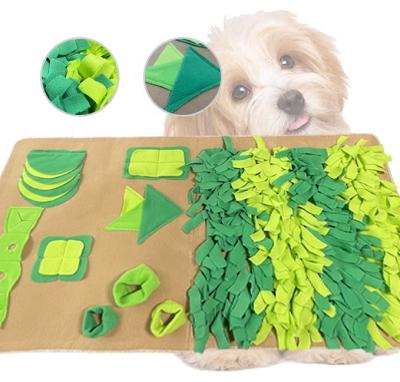 China Viable Pet Activity Mat Puzzle Feeding Toy Olfactory Mat Stimulate Forager Skills Olfactory Training Mat for sale