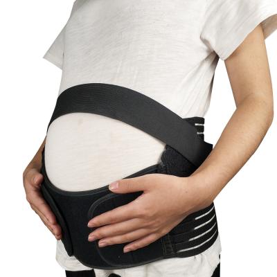 China Breathable Soft Adjustable Back Support Belt Pregnant Belly Belt Skin-Friendly Material Comfortable Maternity Warm Custom Made for sale