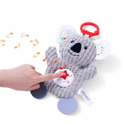 China Newest Cozy Toys Keep Kids Baby Toy Premium Plush Soothing Hanging Moving Electronic Toys for sale