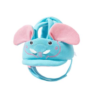 China Adjustable Soft Touch Baby Animal Safety Learn To Walk Hat Cap Anti-Collision Protective Helmet for sale