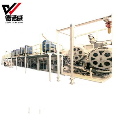 China DNW-12 Semi Servo Speed Big Waistband Diaper Production Line for sale