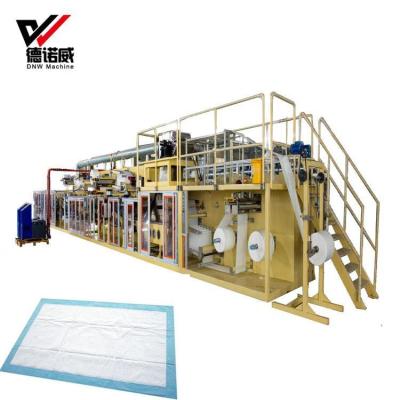 China Ladies Sanitary Pads Machine Disposable Under Pad Making Machine for sale