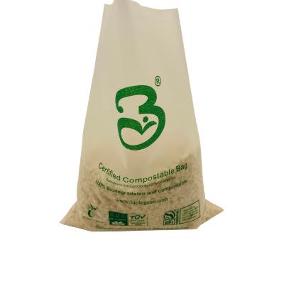 China Clothing Custom 100% Compostable Packaging Bags Frosted PLA Biodegradable Bags For Clothes Toy Accessory for sale