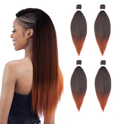 China Fashion Straight EZ Pre-Stretched Easy Braiding Hair 26 Inch Synthetic Flame Retardant Braiding Hair Extensions for sale