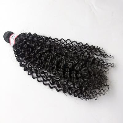 China Wholesale I-Tip Curly Ladies Kinky Curly Synthetic Braiding Hair Extensions 16 To 24 Inch Synthetic Curly Hair Curtain Weaves for sale