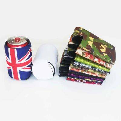 China Waterproof High Quality 330ml 12oz Logo Custom Printing Neoprene Insulated Slim Box Cooler for sale