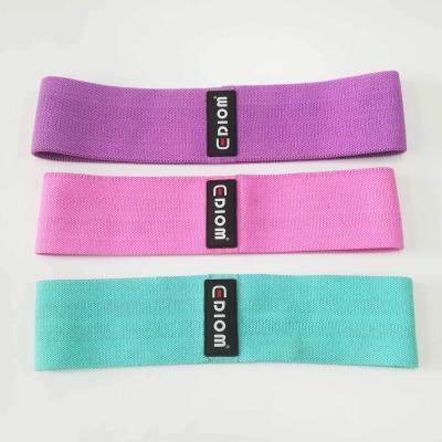 China Durable Wholesales Custom Design 3pcs Fitness Sports Exercise Hip Resistance Sport Elastic Band for sale