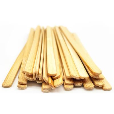 China Sustainable Natural Disposable Wooden Tea Spoon Sticks Espresso Wooden Custom Package Disposable Coffee Stirrers for sale