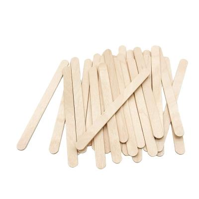 China Wholesale Food Grade Birch Wood Craft Bamboo Disposable Ice Cream Sticks for sale