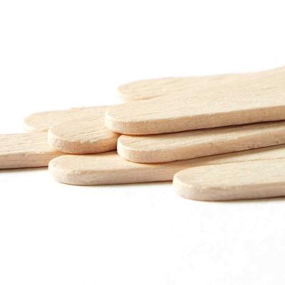 China Mini Small Bamboo Set 3.5 Inch 89mm Round Biodegradable Birch Wooden Popsicle Ice Cream Sticks for sale