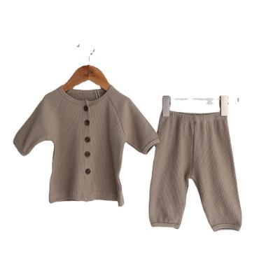 China Hot Sale Breathable Baby Sleep Wear Set Newborn Babies Boys 2Pcs Clothes Suit for sale