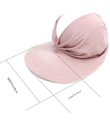 China Image Spring Summer Sun Protection Women Hat Anti-UV Elastic Adult Empty Top Hat for sale