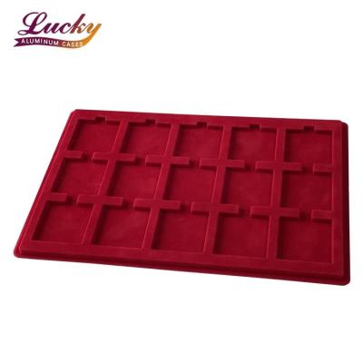 Chine PCGS / NGC Coin Slab Holders Display coin tray flannel coin panel customised different size trays à vendre