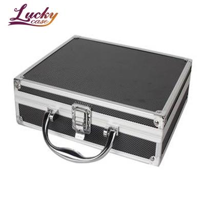 China Professional Manufacturing Black Aluminum Carrying Case Portable Brief Case Aluminum Tools Storage Custom Aluminum Case for sale