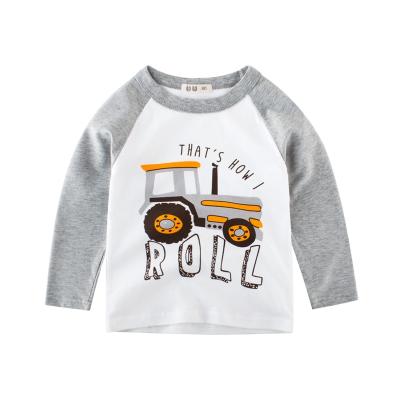 China Breathable Custom Kids Long Sleeve T Shirt Kids Clothes Printing 100% Cotton Plain Kids Baby Boy T Shirt For Boys And Girls for sale