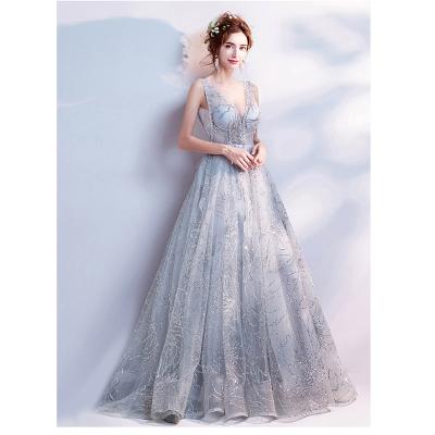 China Wholesale OEM Anti-Static Women Plus Size Sleeveless Elegant Princess Dress Sexy Party Wear Women Even Elegance Dresses for sale