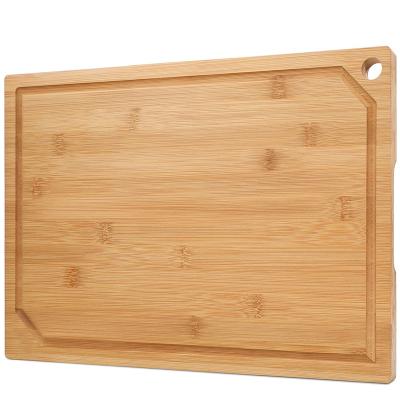 China Natural 100% Organic Bamboo Cutting Board Extra Large  Heavy Duty Wood Cutting Board for Kitchen for sale