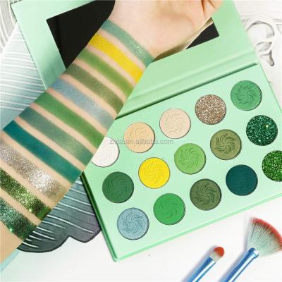 China 2021 Waterproof Romantic Multicolor Eyeshadow Palette Cream Color Cream Eyeshadow Fashion Cardboard Matte Palette for sale