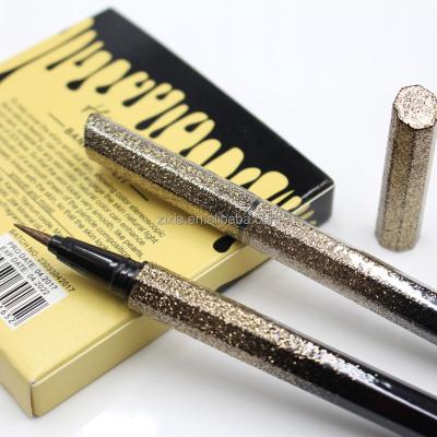 China Waterproof Double Headed Glitter Gold Eyeliner 2 in 1 Waterproof Liquid Eyeliner Eye Liner Pencil Private Label Makeup for sale