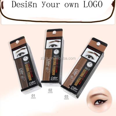 China Waterproof Label Cosmetics OEM / ODM Waterproof Long Lasting Peel Off Natural Eyebrow Tint Color Pigment for sale