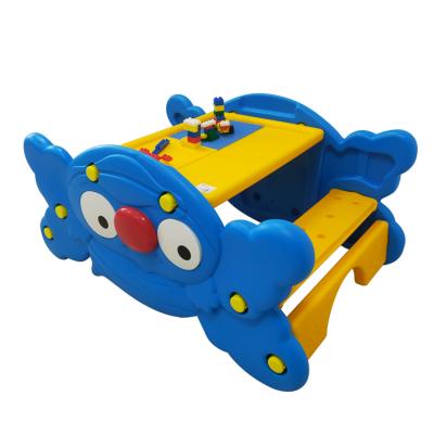 China Most popular modern two-in-one children's clown rocking bee table for sale