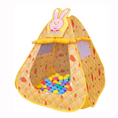 China Soft Toy Pop Up Bunny's Nest Ball House with 100 Plastic Ocean Pit Balls for sale