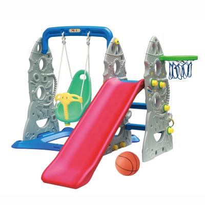 China Indoor Outdoor Play Plastic Slide for sale