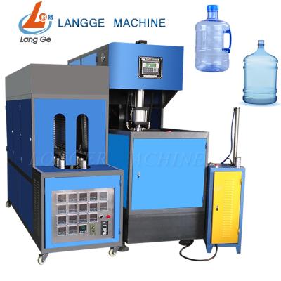 China Semi-automatic bottle blowing machine, production of 60-90pcs/hr plastic bottle machine for blowing pet bottle. for sale