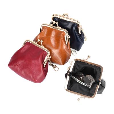 China Chic Genuine Leather High Quality Waterproof Mini Purse Bag Shell Coin Purse 2021 Fancy Leather Coin Holder Wallet Purse for sale