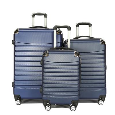 China High Quality Colorful Travel Business Storage 2021 ABS Travel Bags Luggage Set Trolley Suitcase On Sale for sale