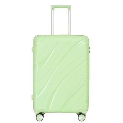 China Trolley Bottom High Quality Case Airplane Bag Travel PP Suitcase ABS Smart Luggage Set For Unisex for sale