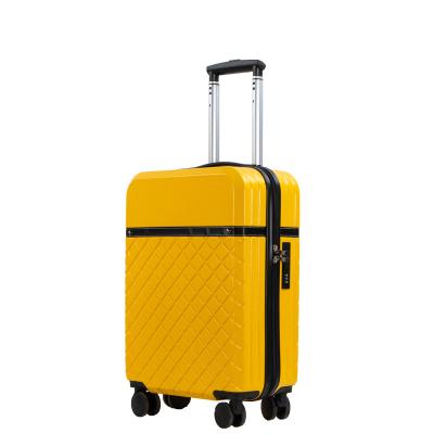 China Travel Luggage Cases Shape Diamond Carry On Spinner Wheels TSA Lock Large Size Small Size ABS Luggage Sets Suitcase For Women for sale