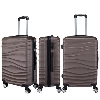 China Wholesale Hot Selling Fashionable ABS School\Travel\etc. Carry On Travel Bags Luggage 3pc Sets Moving Suitcase On Wheels for sale