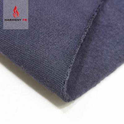 China 80% Cotton 20% FR Flame Retardant Modacrylic Knitted Fleece Curl Protective Fabric For Workwear Jacket for sale